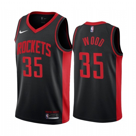 Houston Rockets Christian Wood 35 2020-21 Earned Edition Pelipaidat Swingman - Miesten